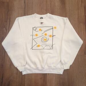 VTG 2000 Berlin Olympics Adult Medium Sweatshirt Dog Golden Retriever Art Puppy